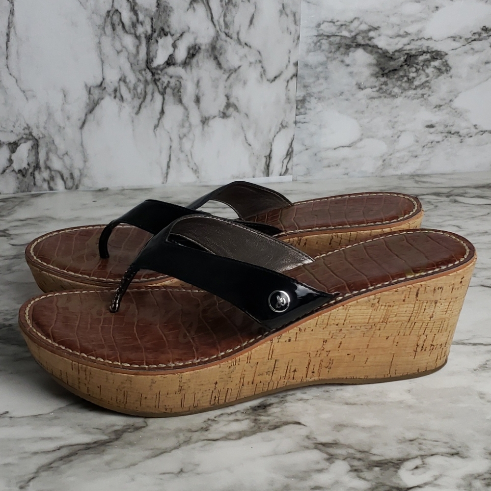 Sam Edelman Romy Wedge Sandal 10M - Picture 2 of 7